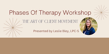 Imagen principal de Phases of Therapy: The Art of Client Movement