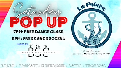 Pop-Up Free Latin Dance Class & Social