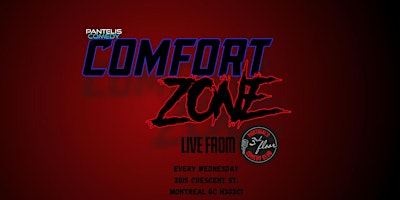 Imagen principal de Comfort Zone Comedy Show | 3rd Floor Comedy Club
