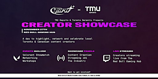 TMU X TSRN Creator Showcase