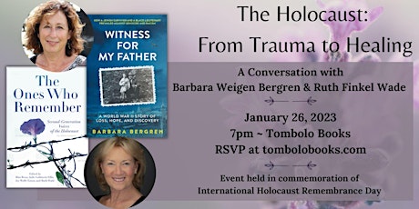 The Holocaust: From Trauma to Healing, Second-Generation Perspectives