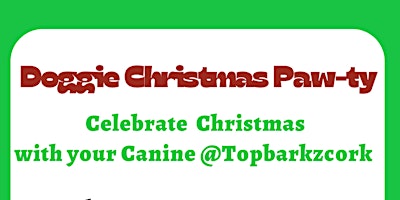 Top barkz cork Christmas doggie paw-ty  adult dogs 12kg-25kg