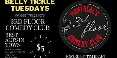 Best English Stand Up Comedy on Tuesdays in Montreal