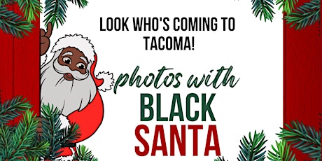 Photos with Black Santa!