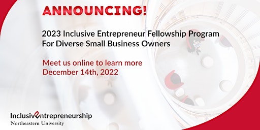 2023  Inclusive Entrepreneur  Fellowship Program
