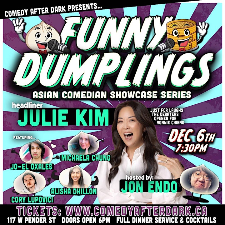 Funny Dumplings |  Live Stand up Comedy | Asian Comedian Showcase Series image