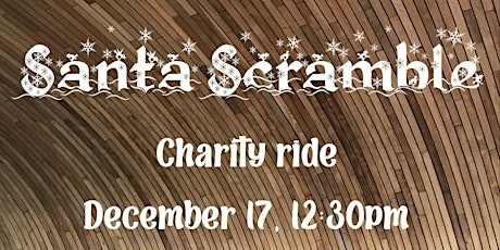 Santa Scramble bike tour for charity