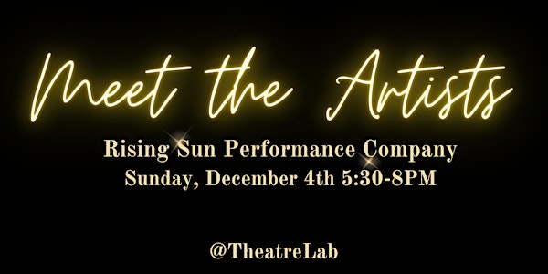 Rising Sun's Meet the Artists Evening