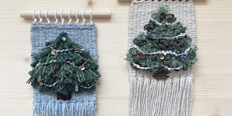 Holiday Tree Tapestry Weaving Workshop| Family-Friendly Craft Activity