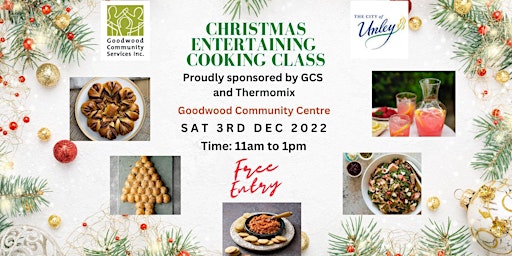 Christmas entertaining, in-person cooking class