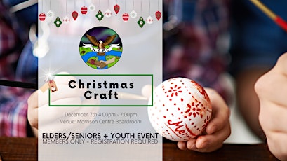 Christmas Craft  |  Elders/Seniors + Youth Event