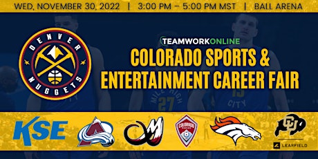 Colorado Sports & Entertainment Career Fair by the Denver Nuggets