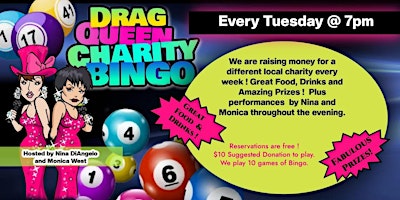 Imagem principal do evento Drag Queen Charity Bingo