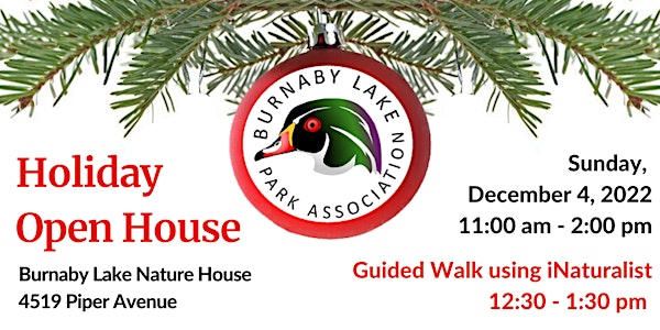 BLPA Open House - Guided Walk using iNaturalist