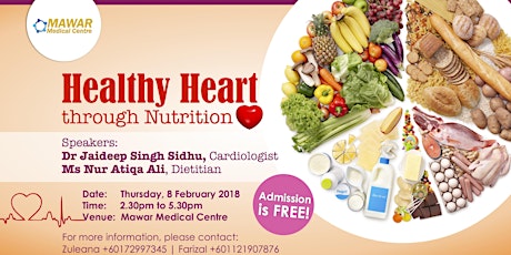 Health Talk Series: Heart Health through Nutrition 健康的心脏 从营养开始 primary image