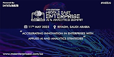 4th MIDDLE EAST ENTERPRISE AI AND ANALYTICS SUMMIT 2023