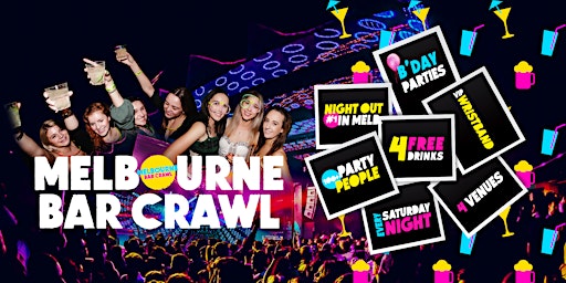 Melbourne Bar Crawl | Saturday Night primary image