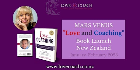 Mars Venus LOVE AND COACHING Book Launch New Zealand's  VALENTINE'S MAGIC