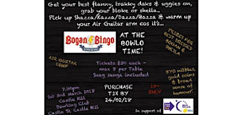Bogan Bingo at the Bowlo primary image