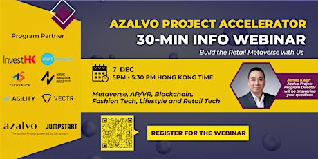 Azalvo Project Accelerator (Cohort 3)Recruitment Information Webinar