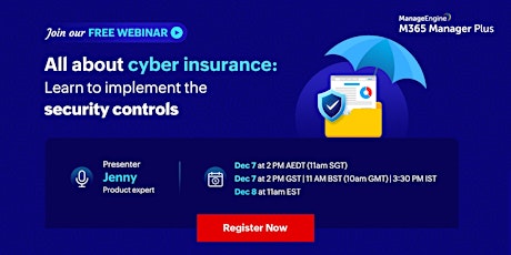 All about cyber insurance: Learn to implement the security controls