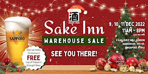 Sake Inn Christmas Warehouse Sale