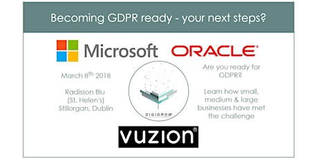 Becoming GDPR Ready - your next steps? primary image