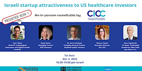 Israeli Startups Attractiveness to US HEALTHCARE INVESTORS