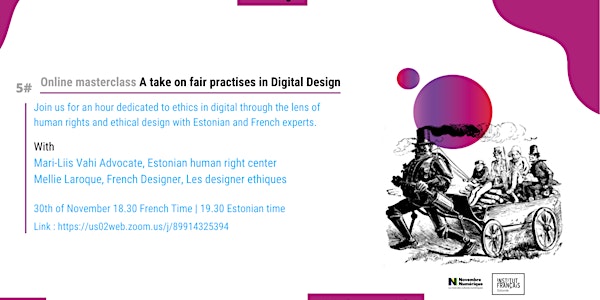 Online masterclass "Ethics in Digital Design" | Digital November