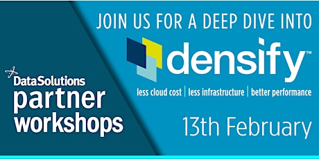 DataSolutions Partner Workshop Series 2018 Deep Dive into Densify  primary image