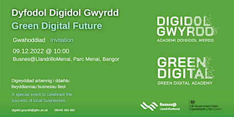 Immagine principale di Dyfodol Digidol Gwyrdd | Green Digital Future 