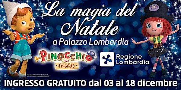Pinocchio And Friends - La magia del Natale a Palazzo Lombardia