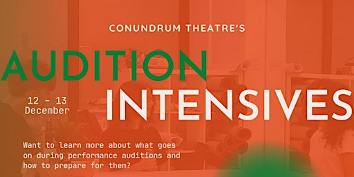 Audition Intensive (Ages 12-17)