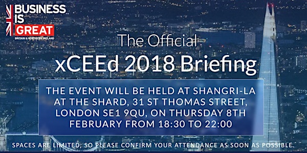 xCEEd 2018 Briefing