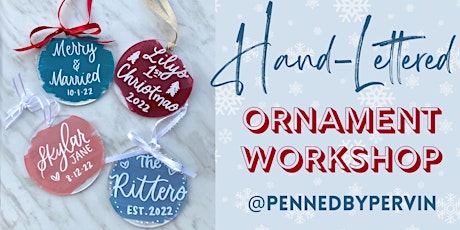 Hand-Lettered Ornament Workshop