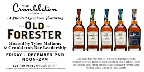 A Spirited Luncheon Featuring Old Forester