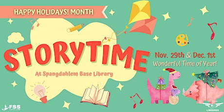 Storytime: Happy Holidays! Month - Wonderful Time of Year