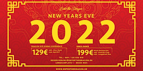 Enter 2023 - Dragons NYE Dining & Dance Experience