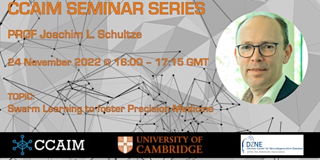 CCAIM Seminar Series – Prof Joachim Schultze primary image