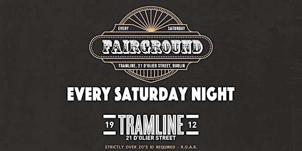 || FairGround Saturdays ||Ryan Redmond & Tomo Gaffney support Adam Kelly||