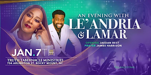An Evening with Le’Andria and Lamar
