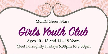 Greenstars Youth Club Girls Session - Age 10-13 & 14-18
