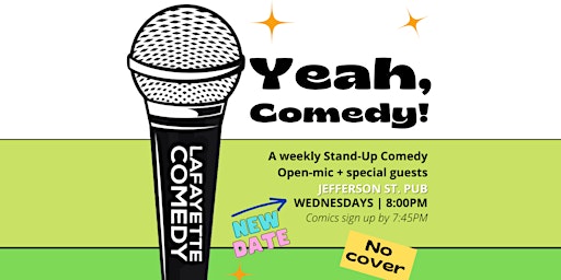 Yeah, Comedy! A Free Weekly Open-Mic