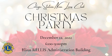 College Station Noon Lions Club Christmas Party
