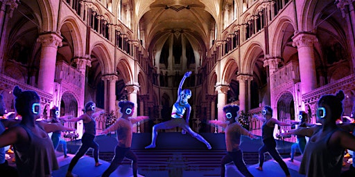 Glow Yoga in Bradford Cathedral