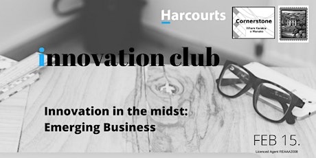KKDBA Presents; The innovation Club: Innovation in the Midst - Proudly Sponsored By Harcourts