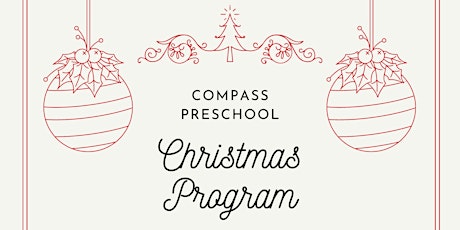 Compass Preschool Christmas Program