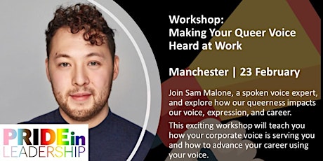 Workshop - Make Your Queer Voice Heard at Work (Manchester) primary image