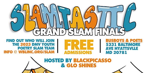 Slamtastic poetry competition FINALS