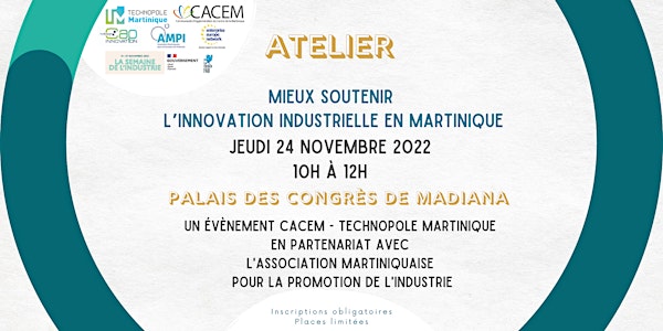 Atelier "Mieux soutenir l'innovation industrielle en Martinique"